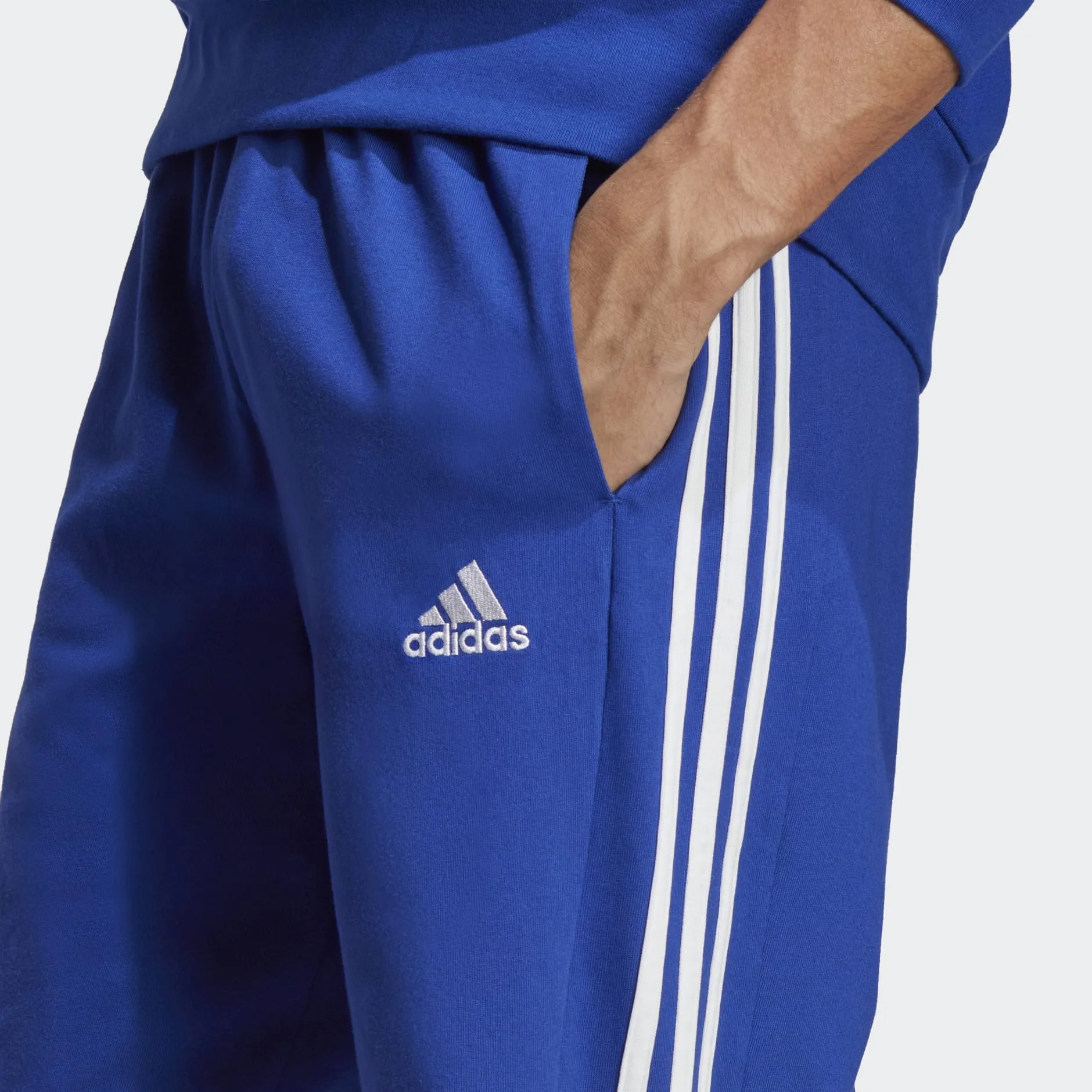 Adidas Essentials Single Jersey 3-Strips Shorts