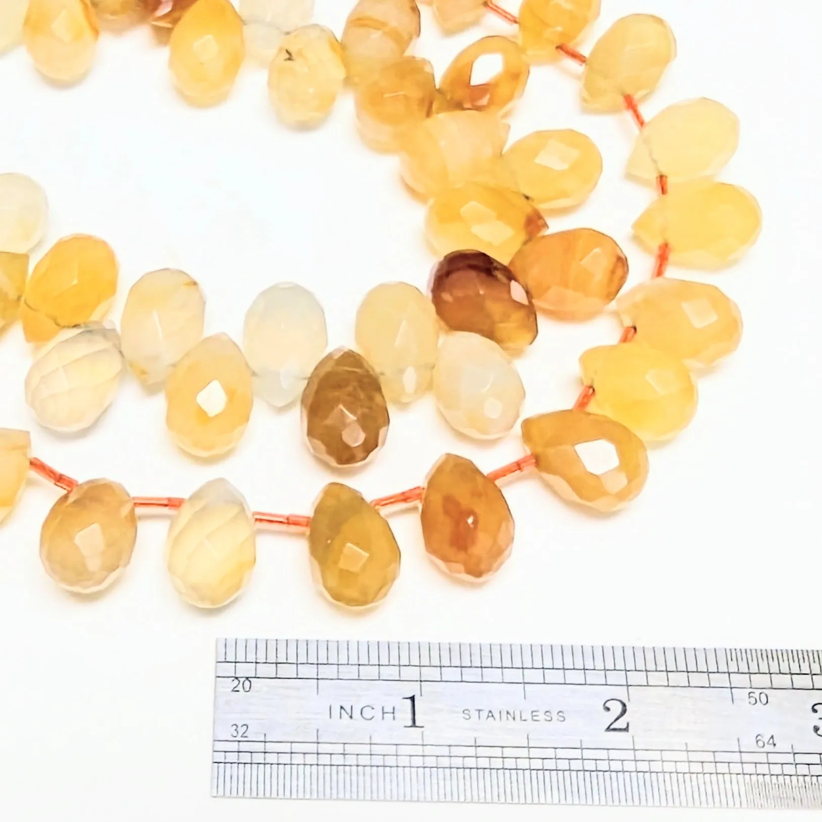 Carnelian Briolettes -18x12mm