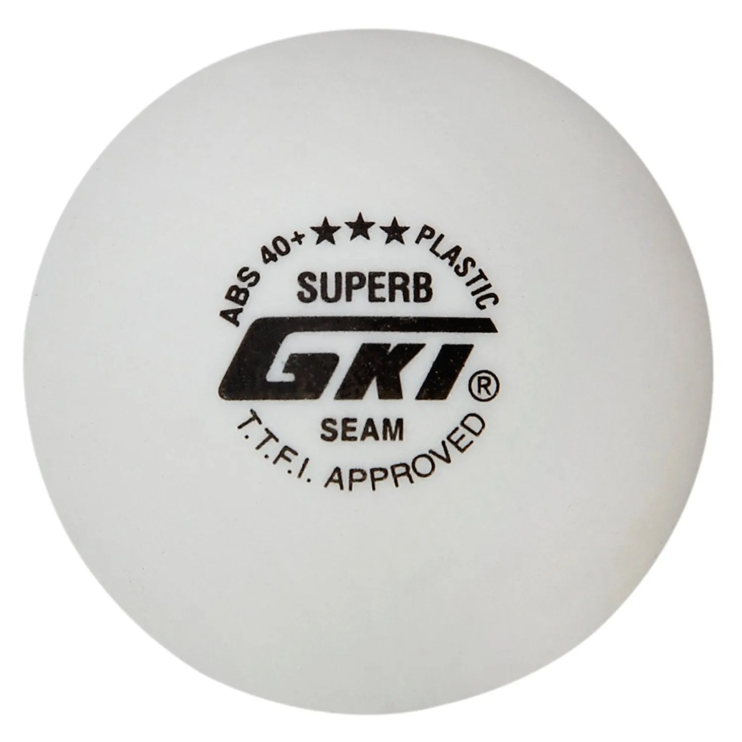 Gki 3 Star Superb ABS 40  Plastic Seam TT Balls