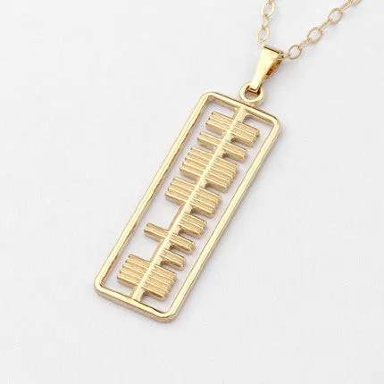 I Love You Ogham Pendant