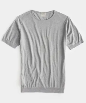 John Smedley x Todd Snyder Belden Tee In Silver