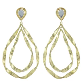 Louisiana Large Twisted Double Drop Earrings