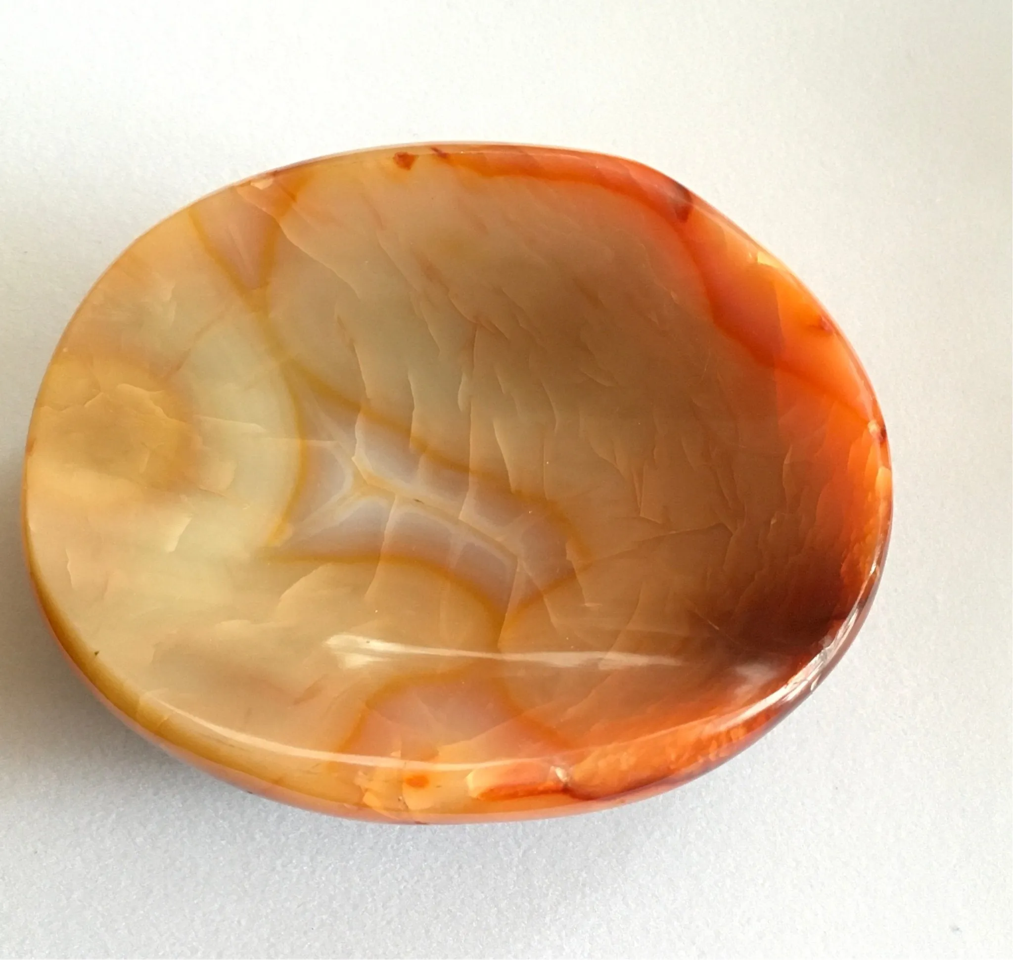 Many Paths Carnelian dish