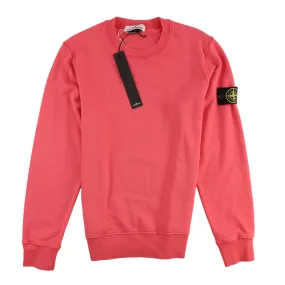 Men's Applique Logo Sweatshirt Pink Size S