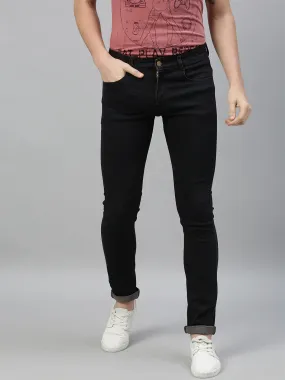 Men's Brown Slim Fit Stretchable Jeans