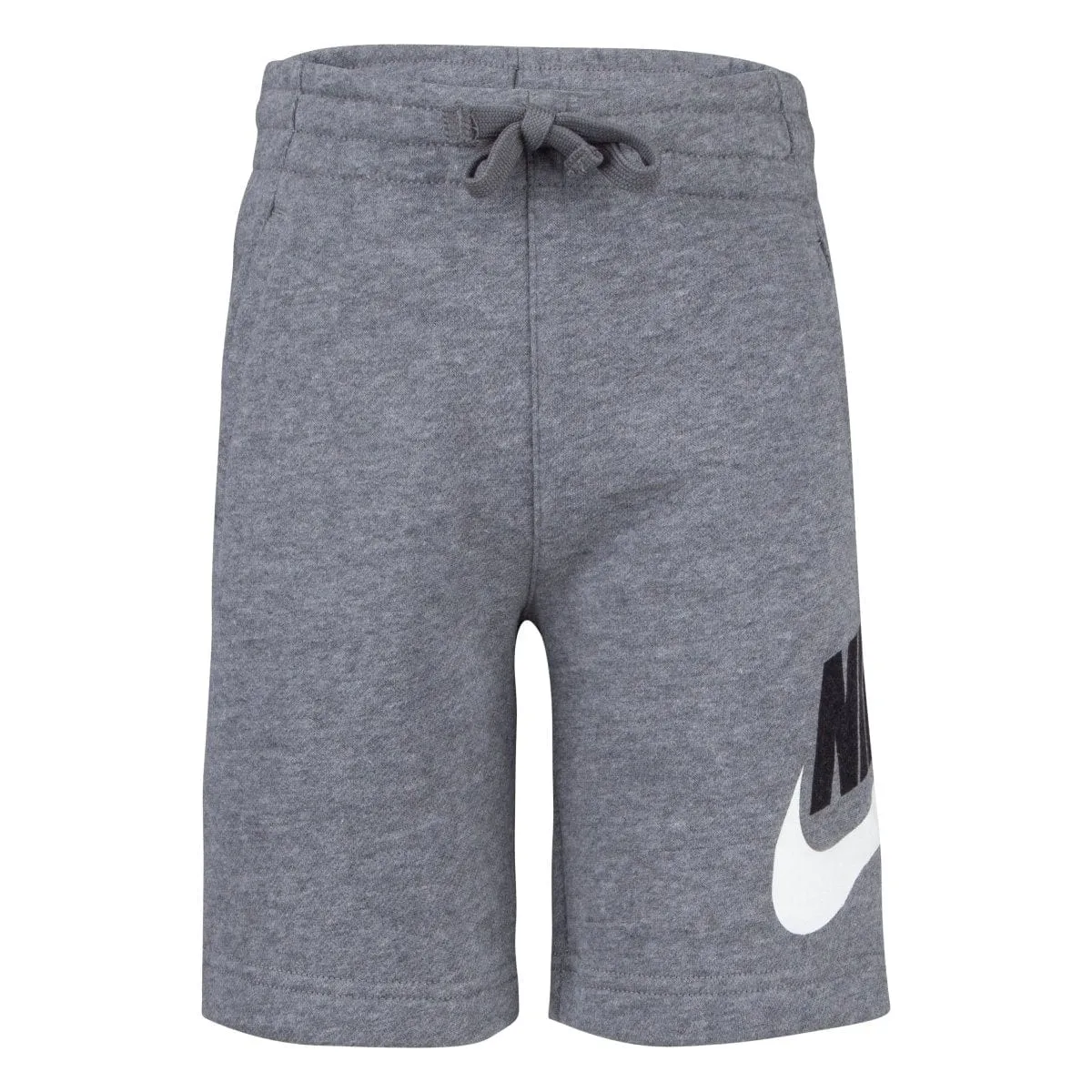 NIKE JUNIOR CLUB SPORTSWEAR HEATHER GREY SHORTS