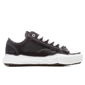 Peterson Low OG Sole Broken Canvas Sneaker - Black