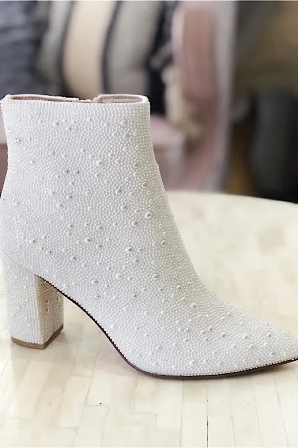 Pretty Pearl Bootie