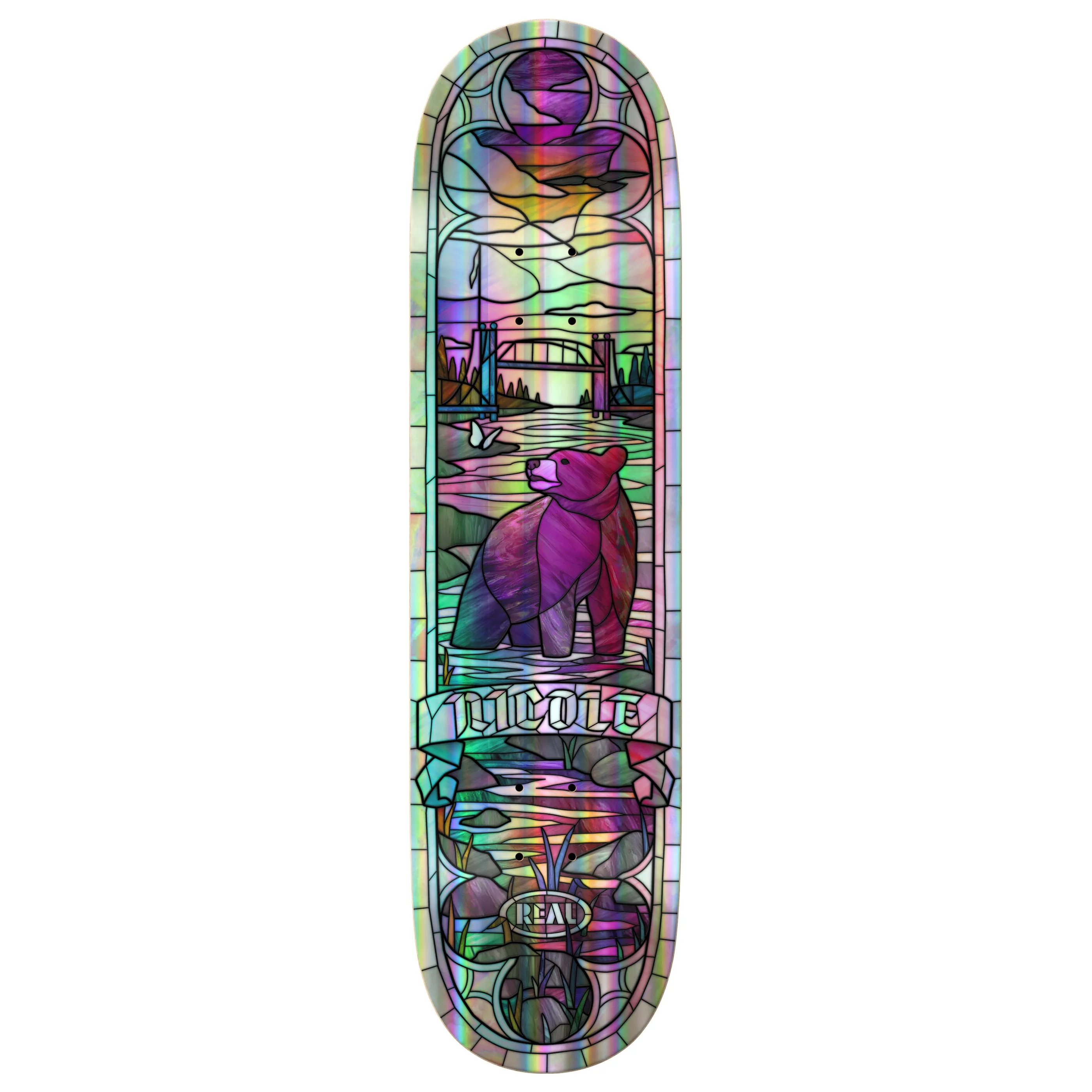 Real Nicole Hause Cathedral Holo Deck 8.38