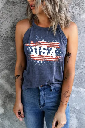 Tanktop mit US-Flaggengrafik