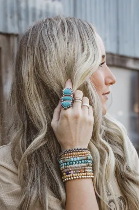 Turquoise Nights Layered Ring - Turquoise