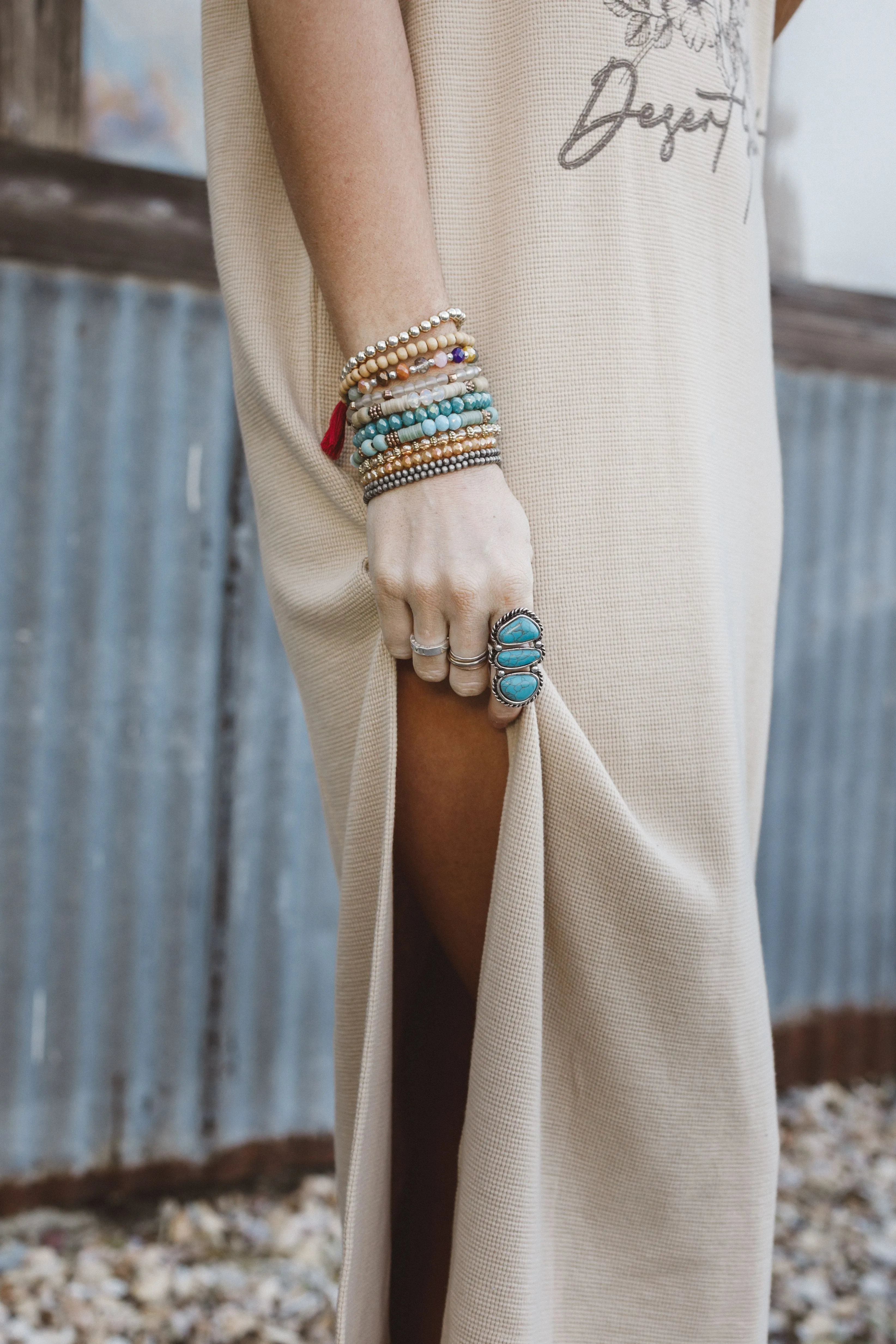 Turquoise Nights Layered Ring - Turquoise